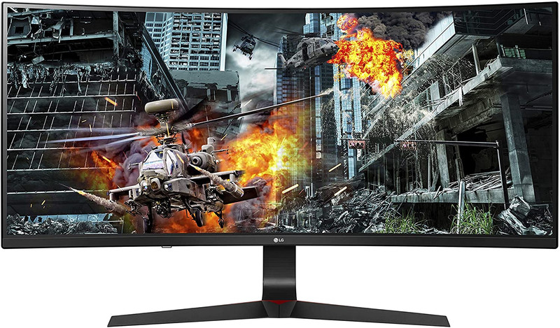 LG 34GL750-B 34" Curved IPS 144Hz Gaming Monitor-Black - شاشة